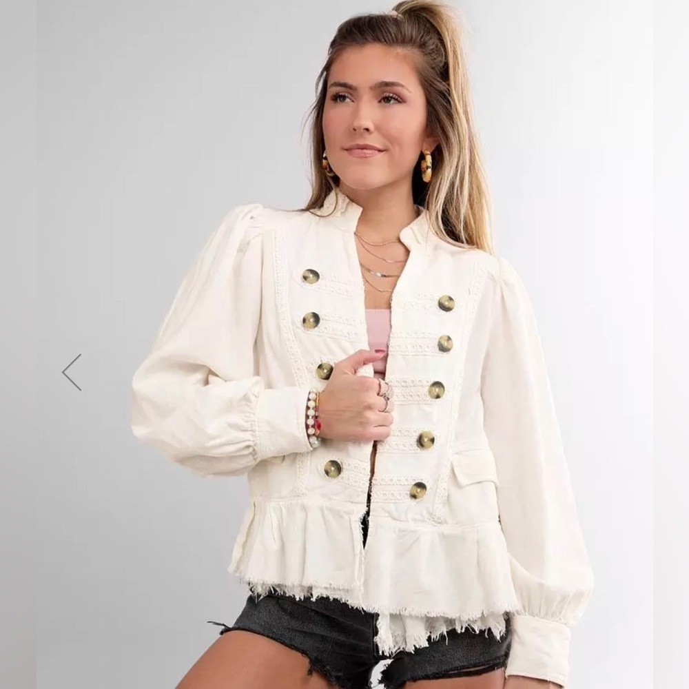 Free People Jacket Military inspired Size XS